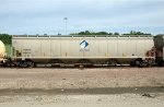 ADMX 63126, 4-Bay Center-Flow Covered Hopper Car on the BNSF at Gibson Yard